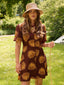 Dress Nika | Brown shells