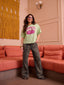 SAMPLE T-shirt Tropical | Soft green
