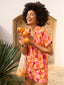SAMPLE Short Katie | Orange flower