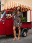 Dress Saphira | Dark brown
