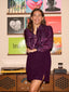 SAMPLE Skirt Femke | Aubergine
