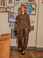 Pants Annemone | Coffee brown