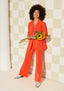 SAMPLE_Hosen Solange | Korallenrot