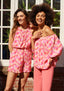 Top Mandy | Pink flower