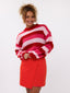 Knitted sweater Annelies | Pink/red