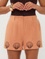 Short Elena | Burnt orange
