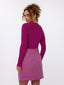 Knitted top Devina | Fuchsia purple/blue