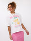 T-shirt Cocktail club | Pink/green