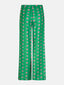 SAMPLE Hose Veerle | Grüner Print
