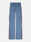 Pants Zizi Tall | Denim blue/burgundy