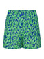 Short Katie | Blue/green print