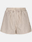 Short Beth | Brown stripe