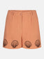Short Elena | Burnt orange