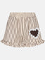 Short Lynn | Brown stripe