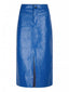 Rock Haselnussbraun | Blau