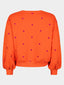 Sweater Hearts Coral red