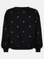 SAMPLE Sweater Hearts | Black/gold