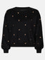 Sweater Hearts | Black/gold