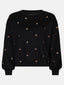SAMPLE Sweater Hearts | Black/gold