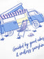 T-Shirt Camper | Blue