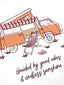 T-Shirt Camper | Burnt orange