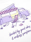 T-Shirt Camper | Lilac