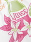 T-shirt Juicy bottle | Berry pink