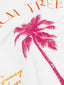 SAMPLE T-Shirt Palmen | Off-white/mehrfarbig