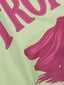 SAMPLE T-shirt Tropical | Soft green