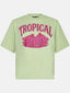 SAMPLE T-shirt Tropical | Soft green