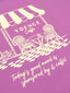 T-shirt Ydence cafe | Pink purple