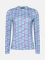 Top Christine | Turquoise flower