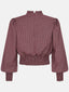 Top Tessa | Mauve check
