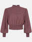 Top Tessa | Mauve check