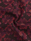 Top Willemijn | Burgundy flower