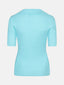 SAMPLE Knitted top Wies | Turquoise