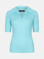 SAMPLE Knitted top Wies | Turquoise