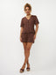 Short Adeline | Brown