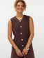 Knitted top Mona | Brown