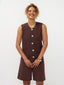 Knitted top Mona | Brown