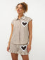 Blouse Emi | Brown stripe