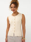 Knitted top Saar | Ecru