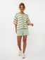 Knitted top Janouk | Sage green/ecru