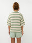 Knitted top Janouk | Sage green/ecru