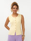 Knitted top Saar | Soft yellow