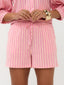 Short Giselle | Pink stripe