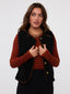 SAMPLE Knitted top Devina | Black/brick