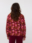 Blouse Alyssa Burgundy flower