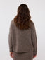 SAMPLE Knitted Sweater Lil | Warm grey