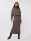 SAMPLE Knitted skirt Lainey | Warm grey